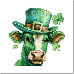 Festive Irish Moo Posters and Art